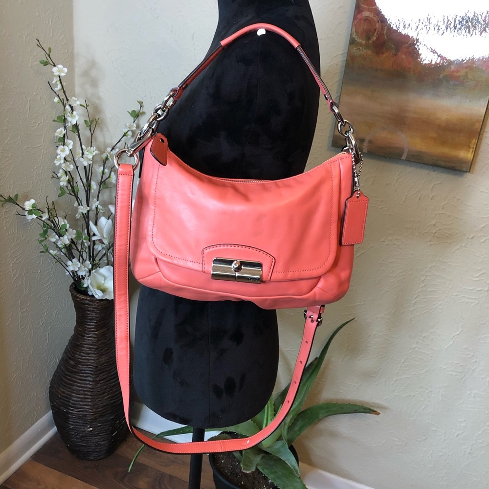 COACH Kristin Leather East West Rose Crossbody Bag ONLY - Picture 2 of 13